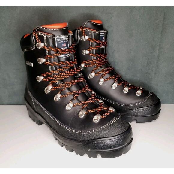 Polo Sport Ralph Lauren RLX Italy Made Mountaineer Hiking Gore-Tex Boots US 8.5 - Picture 16 of 16